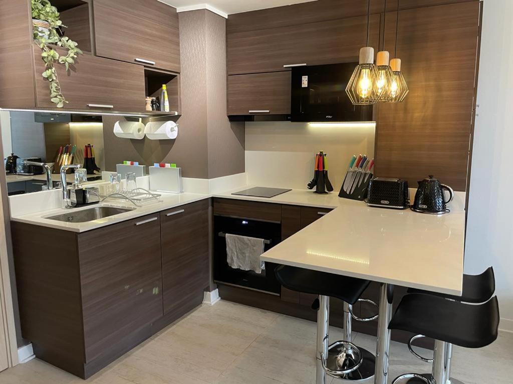 Departamento De Lujo Estacionamiento Privado Y Cocina Integral Apartman Vina del Mar Kültér fotó